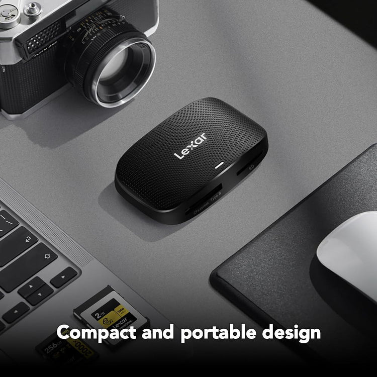 Lexar - Lecteur de Carte USB Professionnel pour CFexpress Type B et Cartes SD, Vitesses de Transfert jusqu'à 10 Gbit/s - Simple Boutique