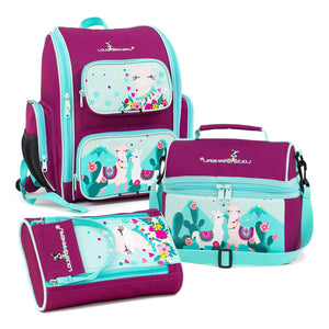 Louis Garneau - Sac à Dos Pour Enfants Préscolaire et Primaire, Dos Rembourré, 4 Pochettes, Collection Alpaga - Simple Boutique