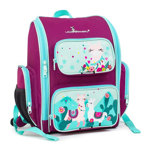Louis Garneau - Sac à Dos Pour Enfants Préscolaire et Primaire, Dos Rembourré, 4 Pochettes, Collection Alpaga - Simple Boutique