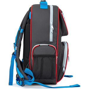 Louis Garneau - Sac à Dos Pour Enfants Préscolaire et Primaire, Dos Rembourré, 5 Pochettes, Collection Hockey - Simple Boutique