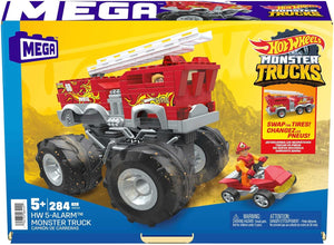 MEGA Hot Wheels Monster Trucks – Kit de Construction 5-Alarm (284 Pièces) - Simple Boutique