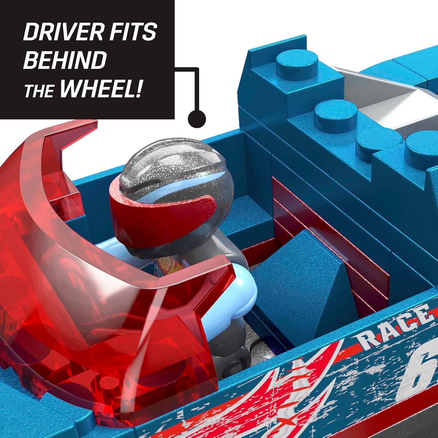 MEGA Hot Wheels Monster Trucks – Kit de Construction Race Ace (85 Pièces) - Simple Boutique