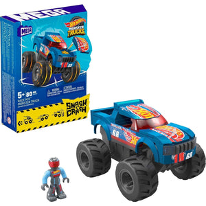 MEGA Hot Wheels Monster Trucks – Kit de Construction Race Ace (85 Pièces) - Simple Boutique