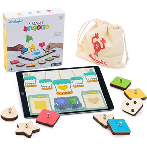 Marbotic - Formes et Couleurs en Bois Intelligent pour Tablette, Pour Enfants de 3 à 5 ans - Simple Boutique