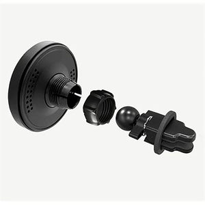 MightyMount - Support de Téléphone Magnétique Magsafe avec Chargeur Sans-Fil pour Grille d'aération de Voiture, Noir - Simple Boutique