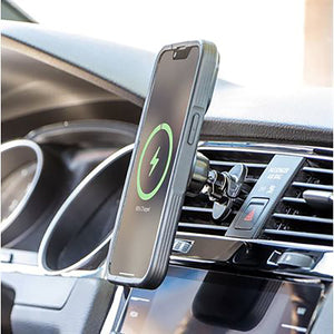 MightyMount - Support de Téléphone Magnétique Magsafe avec Chargeur Sans-Fil pour Grille d'aération de Voiture, Noir - Simple Boutique