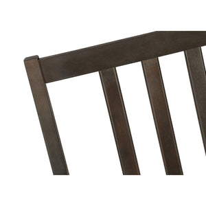 Monarch Specialties I 1304 - Chaise, Lot De 2, Côté, Rembourré, Cuisine, Salle À Manger, Aspect Cuir Marron, Pieds Bois Marron, Transitionnel - Simple Boutique