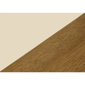 Monarch Specialties I 1325 - Chaise, Lot De 2, Côté, Cuisine, Salle À Manger, Chêne Et Crème, Jambes En Bois, Transitionnel - Simple Boutique