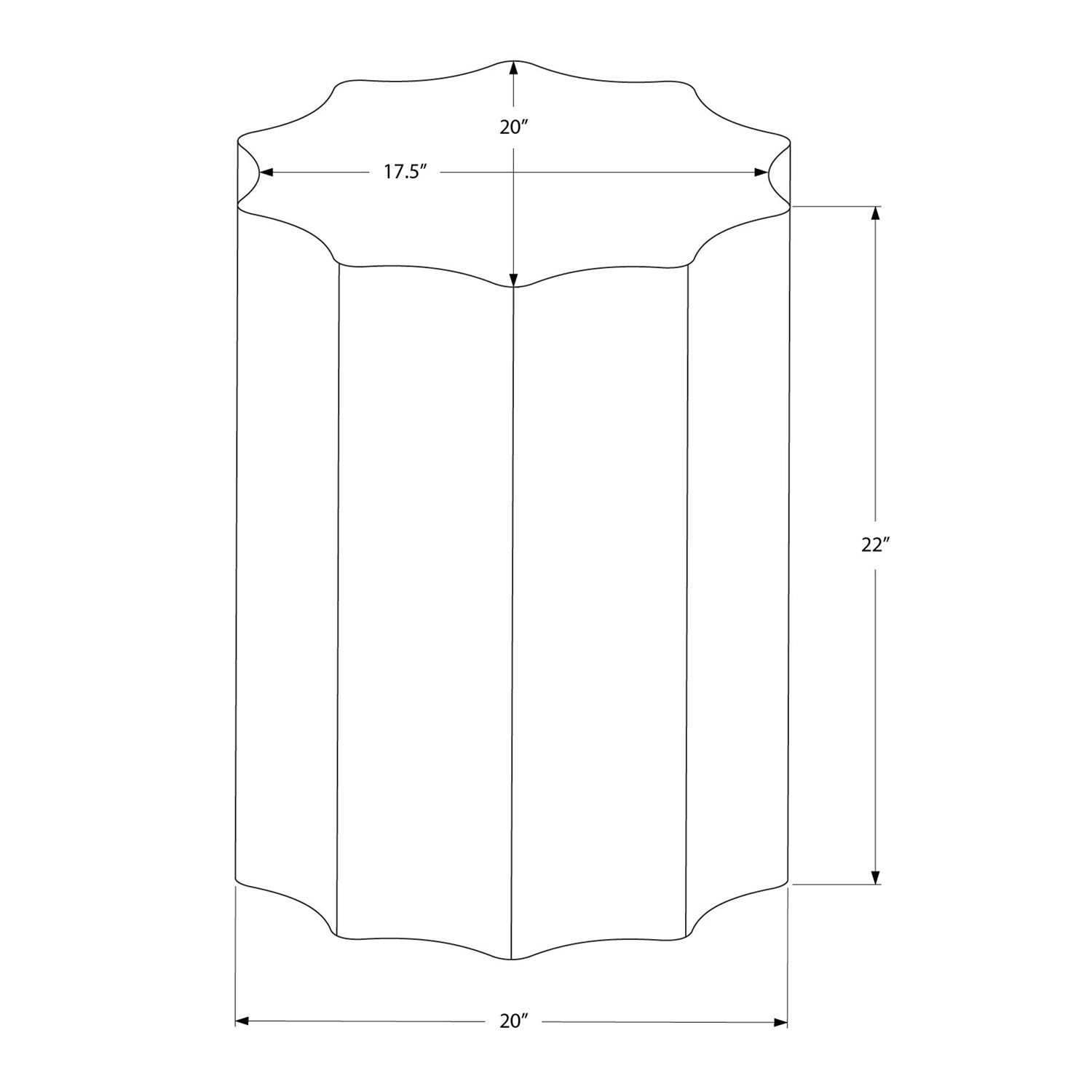 Monarch Specialties I 3900 - Table D'appoint, Tambour, Côté, Bout, Table De Nuit, Lampe, Salon, Chambre À Coucher, Métal D'or, Contemporain, Moderne - Simple Boutique