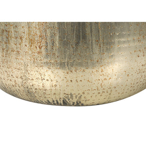 Monarch Specialties I 3907 - Table D'appoint, Tambour, Côté, Bout, Table De Nuit, Lampe, Salon, Chambre À Coucher, Métal D'or, Contemporain, Moderne - Simple Boutique