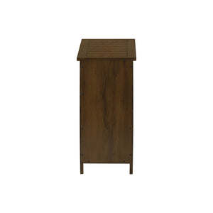 Monarch Specialties I 3959 - Table D'appoint, Bout, Table D'appoint, Table De Nuit, Étroit, Chambre À Coucher, Tiroir De Rangement, Lampe, Placage Brun, Transitionnel - Simple Boutique