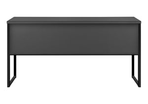 Monarch Specialties I 7733 - Huche De Bureau, 72"L, Travail, Portes De Stockage, Travail, Qualité Commerciale, Stratifié Gris, Métal Noir, Contemporain, Moderne - Simple Boutique