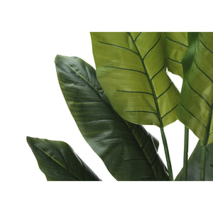 Monarch Specialties I 9545 - Plante Artificielle, 59" De Haut, Arbre Strelitzia, Intérieur, Faux, Faux, Étage, Verdure, Mis En Pot, Vraie Touche, Décoratif, Feuilles Vertes, Pot Noir - Simple Boutique
