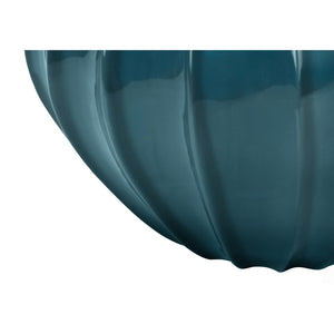 Monarch Specialties I 9612 - Luminaire, 24"H, Lampe De Table, Céramique Bleu, Abat-jour Ivoire / Crème, Transitionnel - Simple Boutique