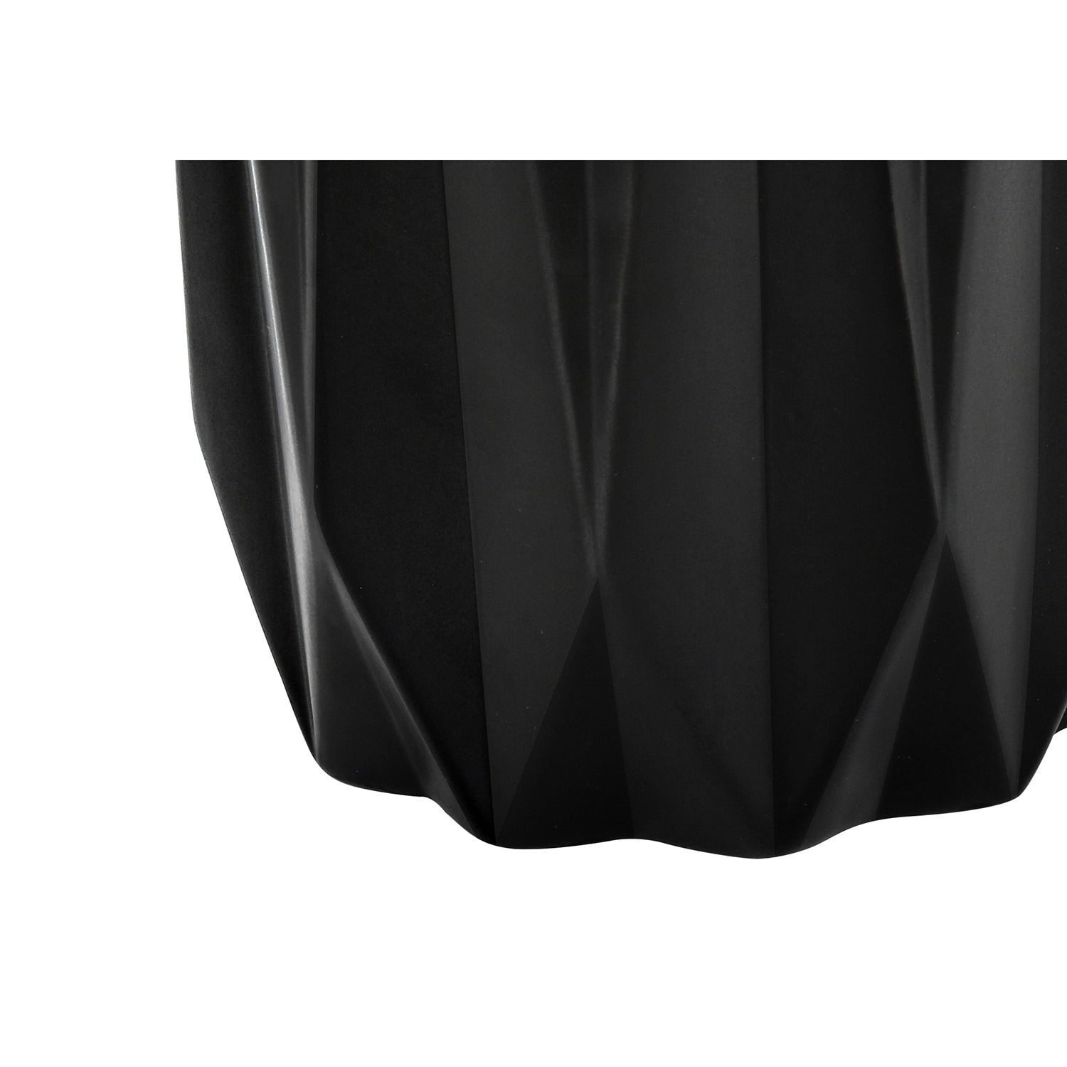 Monarch Specialties I 9620 - Luminaire, 25"H, Lampe De Table, Céramique Noir, Abat-jour Ivoire / Crème, Contemporain - Simple Boutique