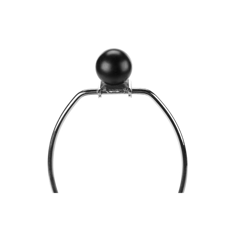 Monarch Specialties I 9620 - Luminaire, 25"H, Lampe De Table, Céramique Noir, Abat-jour Ivoire / Crème, Contemporain - Simple Boutique