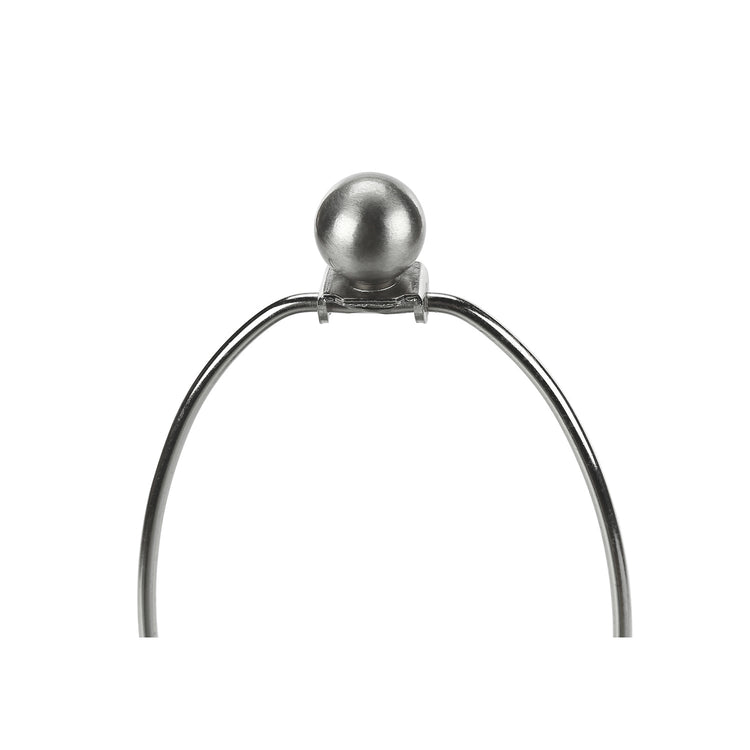 Monarch Specialties I 9642 - Luminaire, Ensemble De 2, 24"H, Lampe De Table, Nickel , Abat-jour Gris, Contemporain - Simple Boutique