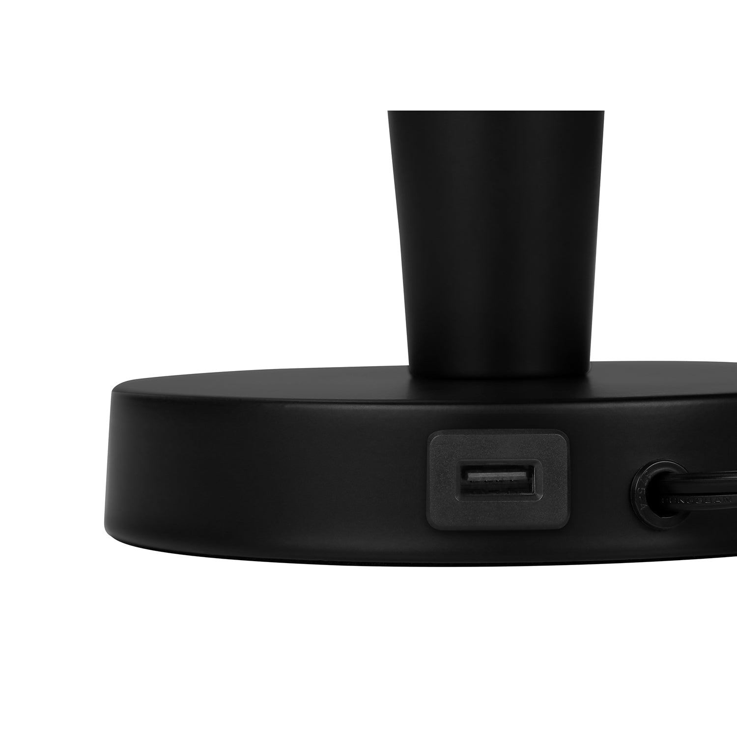 Monarch Specialties I 9643 - Luminaire, Ensemble De 2, 24"H, Lampe De Table, Métal Noir, Abat-jour Ivoire / Crème, Contemporain - Simple Boutique