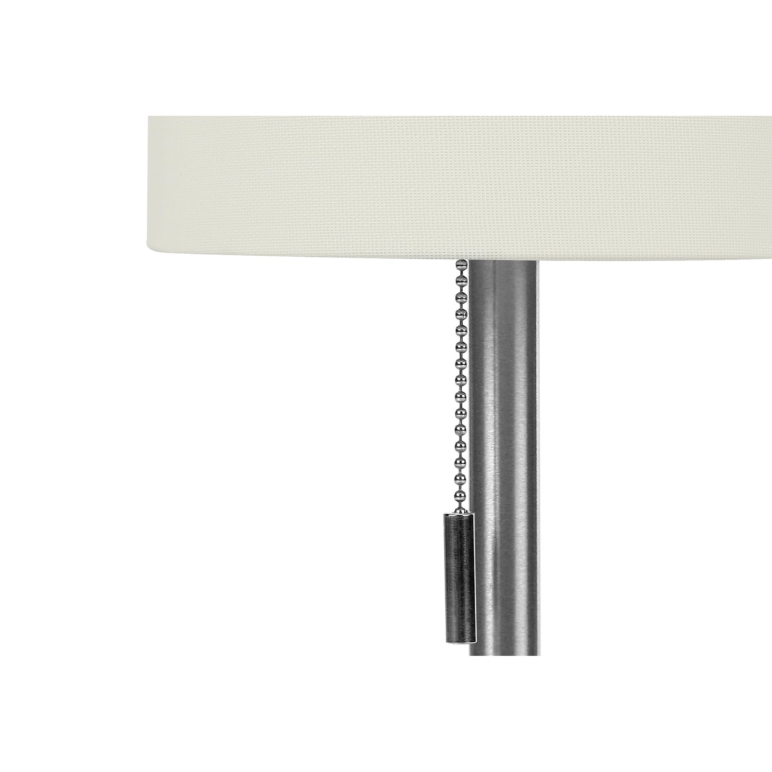Monarch Specialties I 9649 - Luminaire, Ensemble De 2, 17"H, Lampe De Table, Port Usb Inclus, Abat-jour Ivoire / Crème, Contemporain - Simple Boutique
