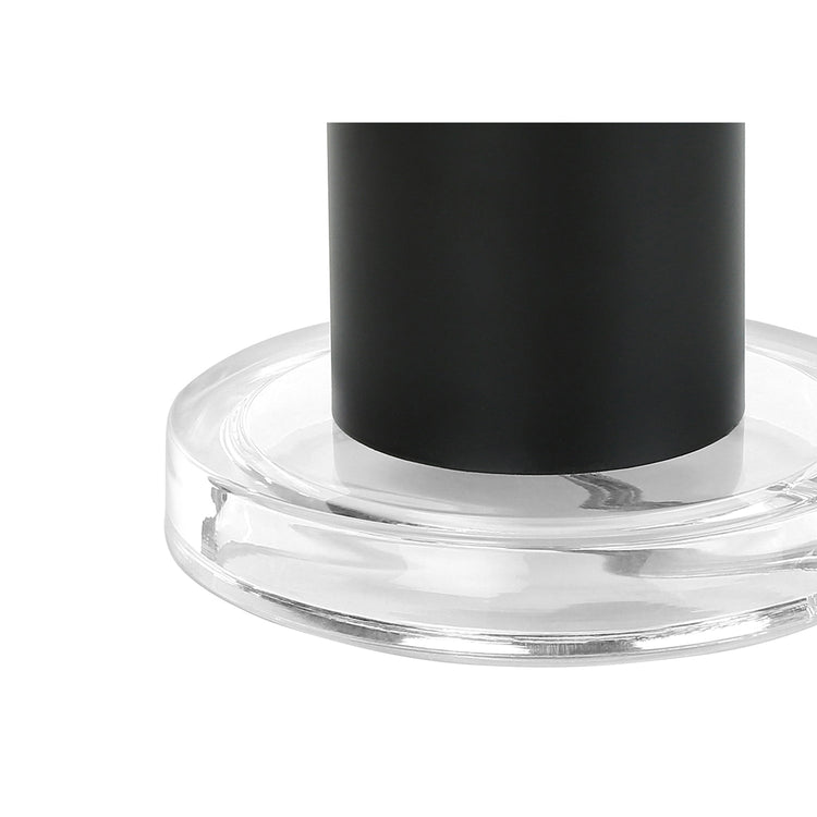 Monarch Specialties I 9658 - Luminaire, 28"H, Lampe De Table, Métal Noir, Abat-jour Noire, Contemporain, Moderne - Simple Boutique