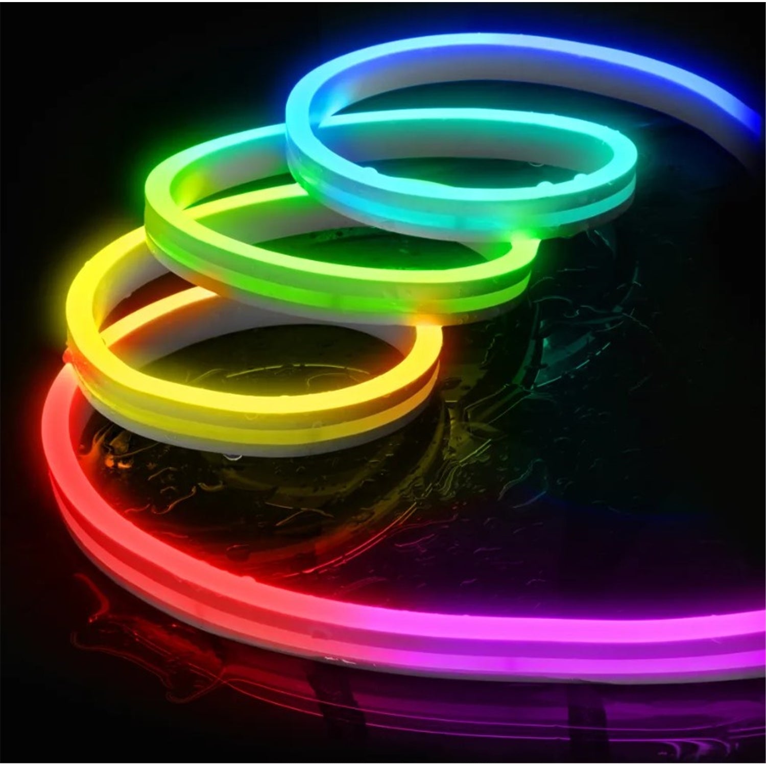 Monster - Bande Lumineuse LED Intelligente Intérieur/Extérieur, Longeur de 5 Mètres, Design Flexible - Simple Boutique