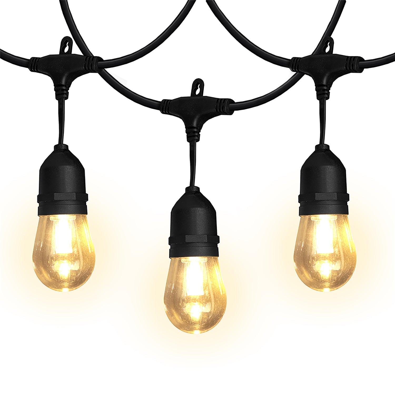 Monster - Guirlande Lumineuse LED pour Patio, Longeur de 35 Pieds, Désign Étanche, Éclairage et Effet multicolores - Simple Boutique