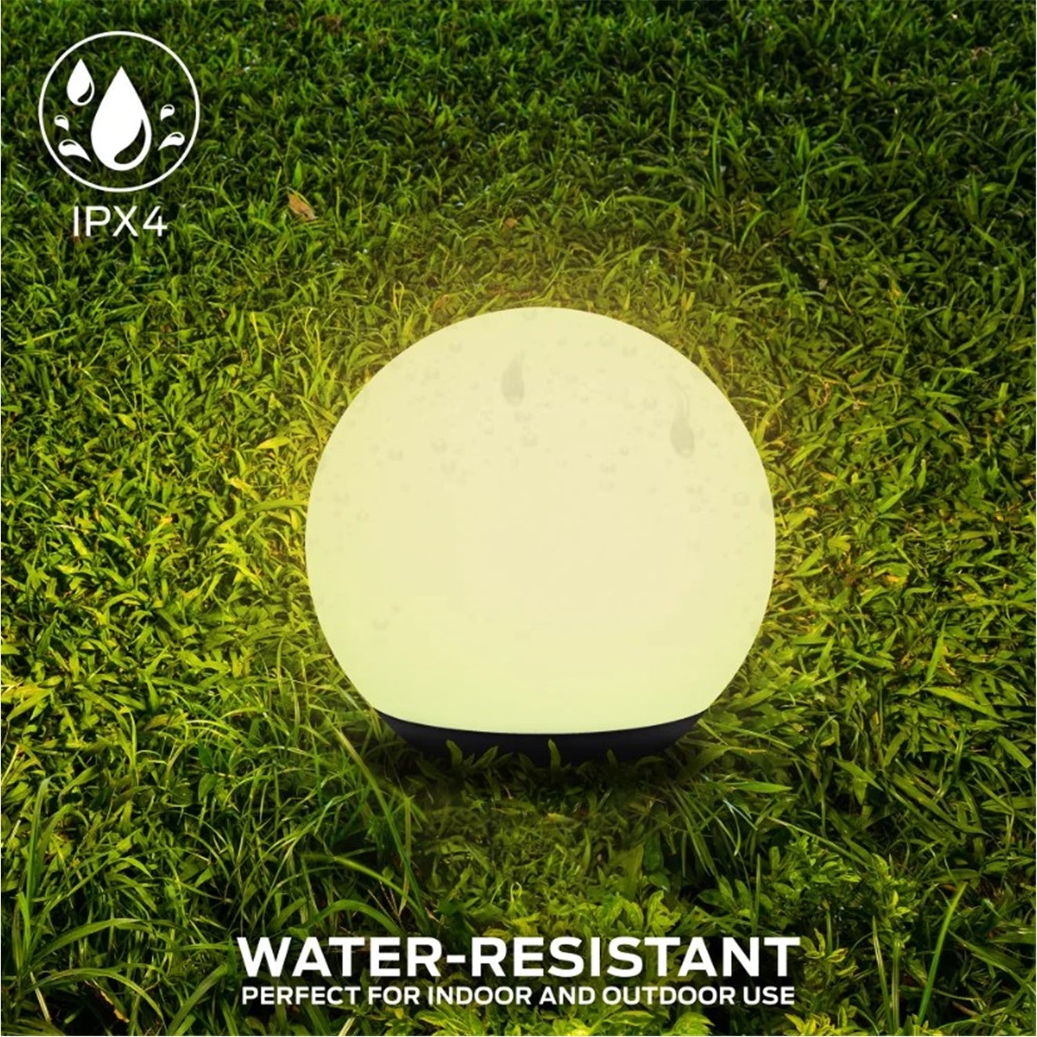 Monster - Mini Globe de Lumière LED Intérieur/Extérieur, Batterie Rechargeable, Télécommande Incluse - Simple Boutique