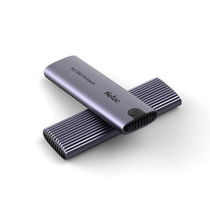 Netac - Ensemble de SSD et Boitier Externe USB 3.2, Capacité de 1 TO avec Câble USB-A et USB-C - Simple Boutique