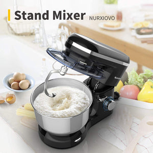 Nurxiovo - Mélangeur sur Pied 6.5QT à 6 Vitesses, 660 Watts, Noir - Simple Boutique