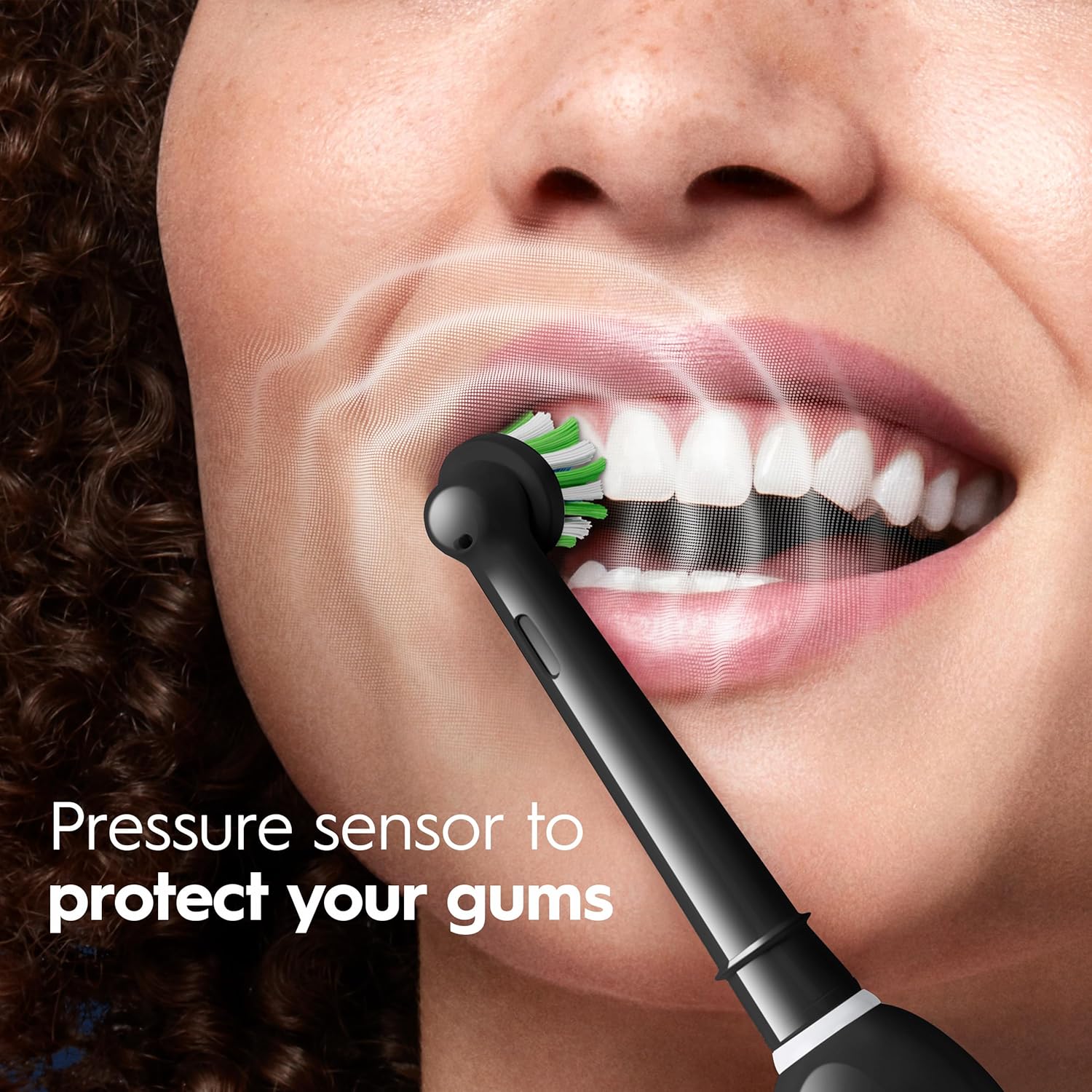 Oral-B - Brosse à Dent Électrique Rechargeable Black 1000, Brossette CrossAction, Noir - Simple Boutique