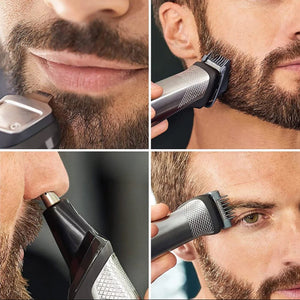Philips - Ensemble de Tondeuse Personnelle Multigroom 5000, Pour Visage, Tête et Corps, 18 Morceaux - Simple Boutique