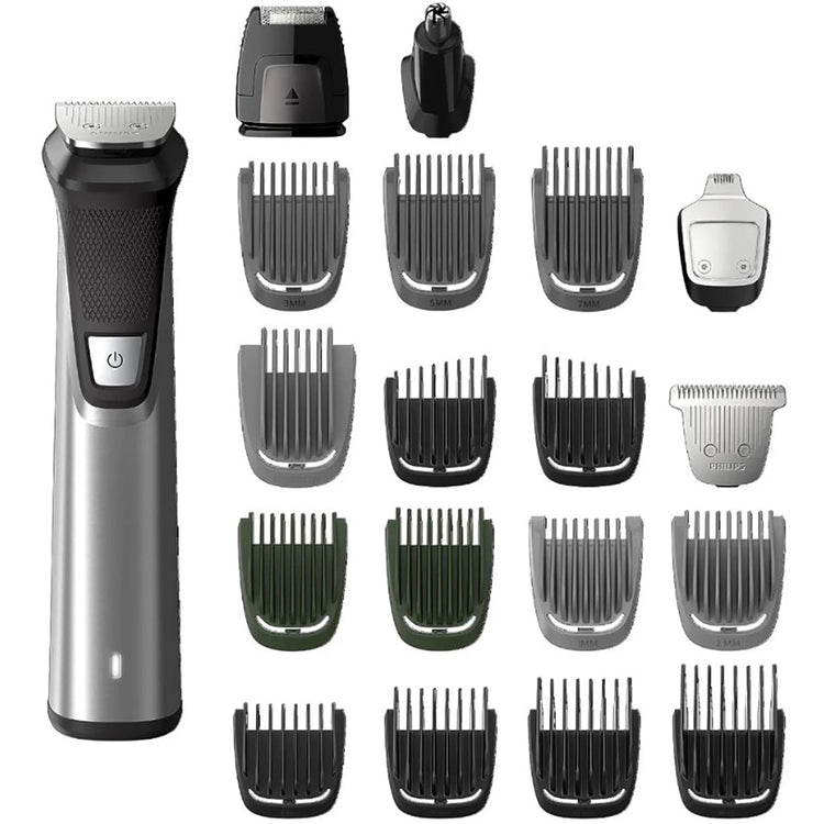 Philips - Ensemble de Tondeuse Personnelle Multigroom 5000, Pour Visage, Tête et Corps, 18 Morceaux - Simple Boutique
