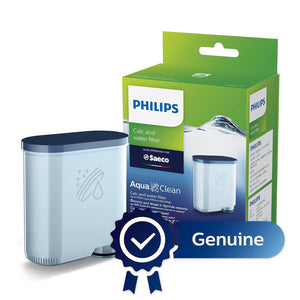 Philips - Filtre à Eau et Calcaire AquaClean pour Machine à Expresso, Pas de Détartrage Jusqu'à 5 000 Tasses - CA6903/10 - Simple Boutique