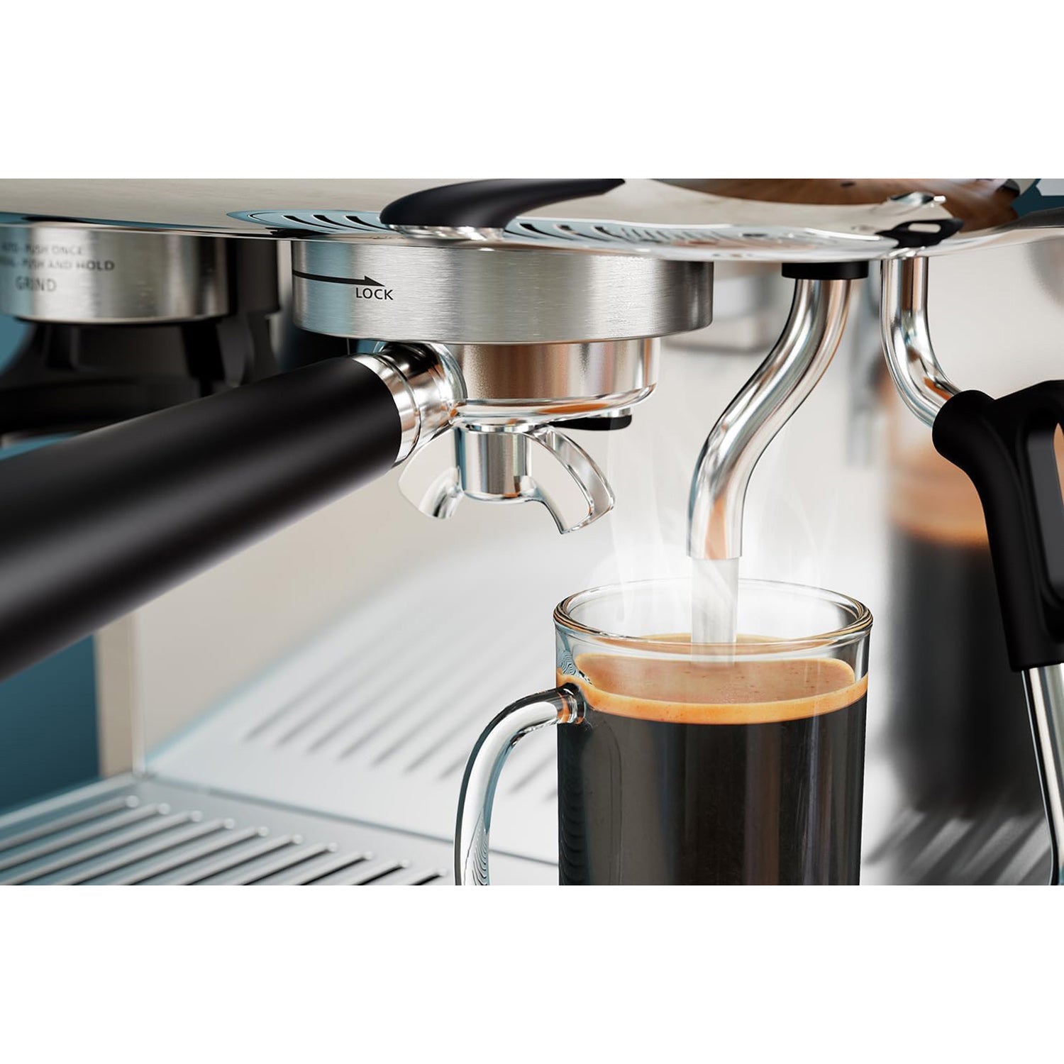 Philips - Machine à Espresso Semi-Automatique BaristaBrew, Tasseur Calibré, Bac à Grains Double - PSA3228/01 - Simple Boutique