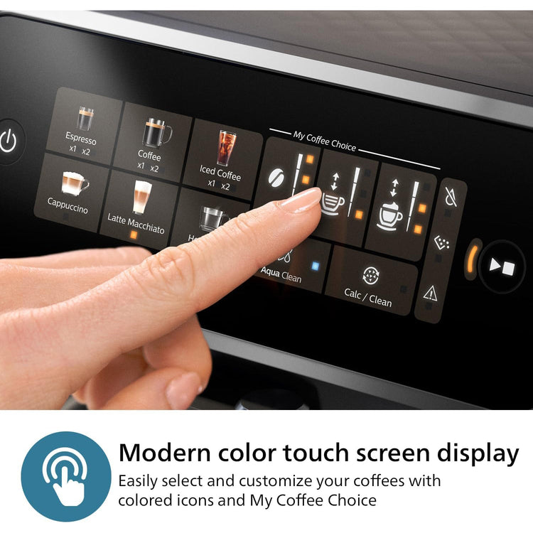Philips - Machine à Expresso Automatique LatteGo 3300, 6 Choix de Boissons, Broyeur en Céramique - EP3347/90 - Simple Boutique