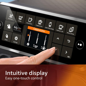 Philips - Machine à Expresso Automatique LatteGo 4300, 8 Choix de Boissons, Broyeur en Céramique - EP4347/94 - Simple Boutique
