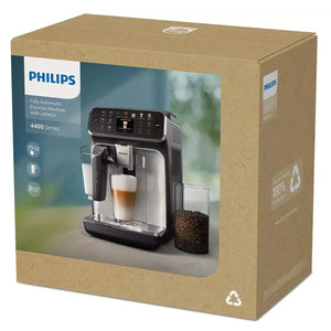 Philips - Machine à Expresso Automatique LatteGo 4400, 12 Choix de Boissons, Technologie SilentBrew - EP4447/90 - Simple Boutique