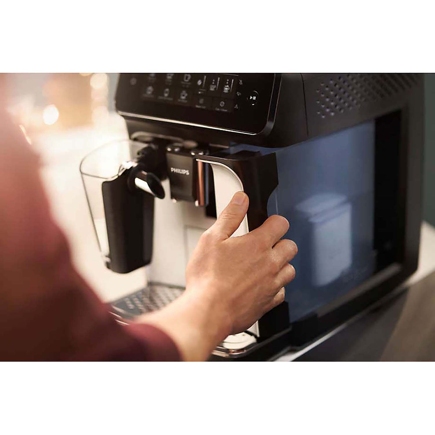 Philips - Machine à Expresso Automatique LatteGo 5500, 20 Choix de Boissons, Technologie SilentBrew EP5544/90 - Simple Boutique