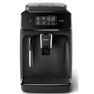 Philips - Machine à Expresso Automatique Serie 1200, 2 Choix de Boissons, Broyeur en Céramique - EP1220/04 - Simple Boutique