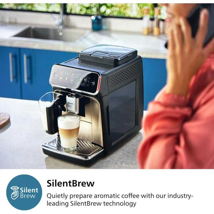 Philips - Machine à Expresso Automatique Serie 3300, 5 Choix de Boissons, Broyeur en Céramique - EP3326/90 - Simple Boutique