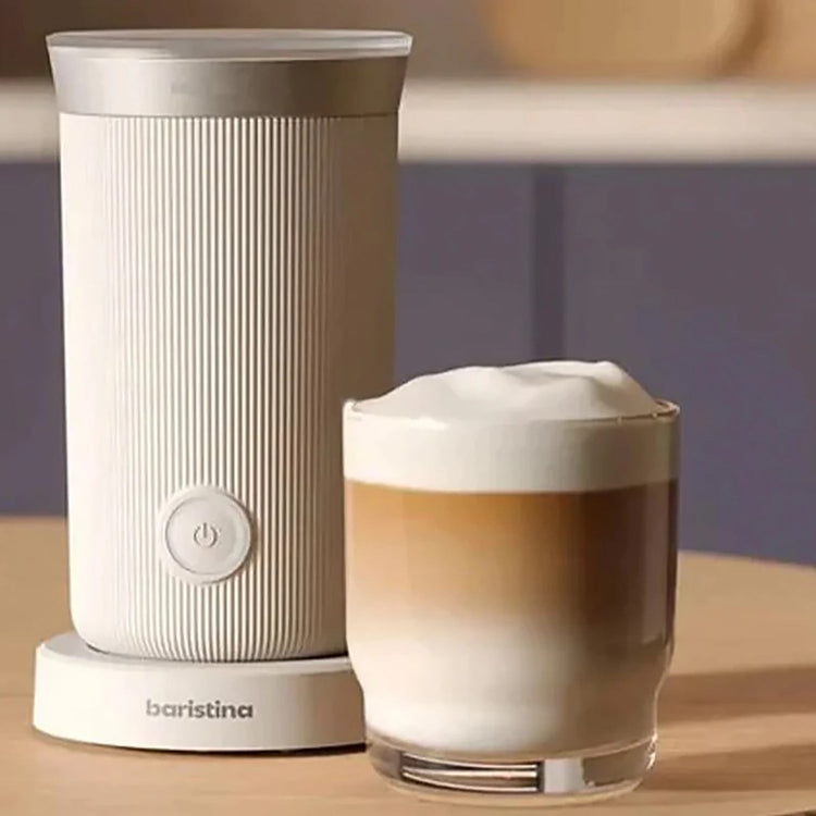 Philips - Machine à Expresso Baristina, 16 Bars de Pression, Mousseur à Lait Inclus, Blanc - BAR303/00 - Simple Boutique