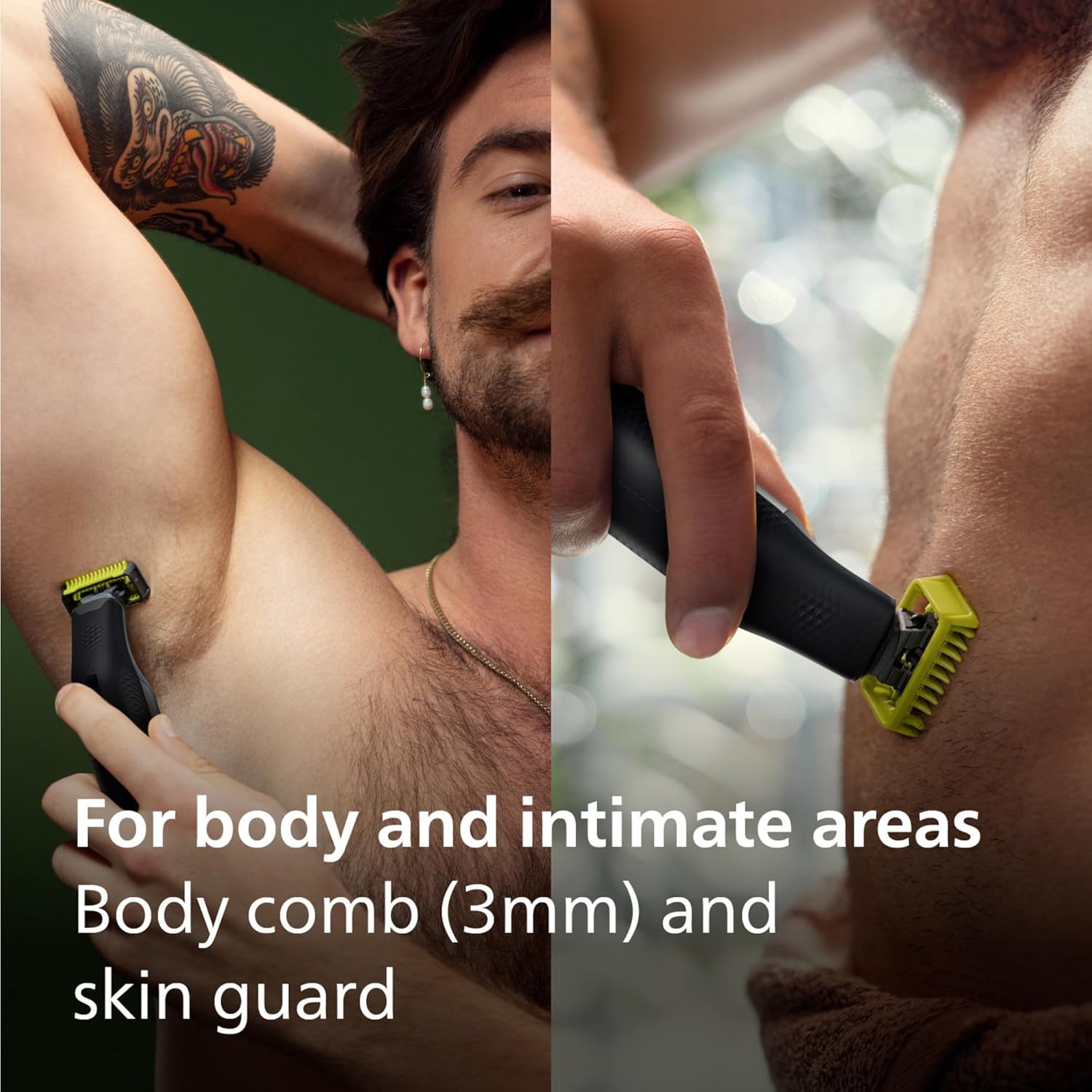 Philips - Rasoir Électrique One Blade Pro 360 pour Corp et Visage, 100% Étanche - Simple Boutique