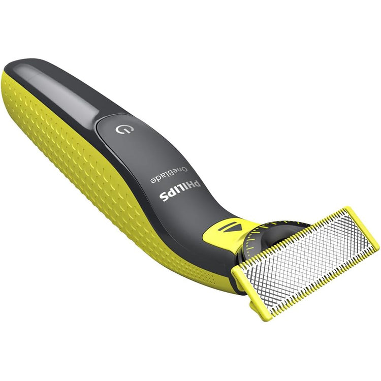 Philips - Rasoir Électrique Sans-Fil OneBlade pour le Visage, Pour Peau Sec ou Humide, Vert - Simple Boutique
