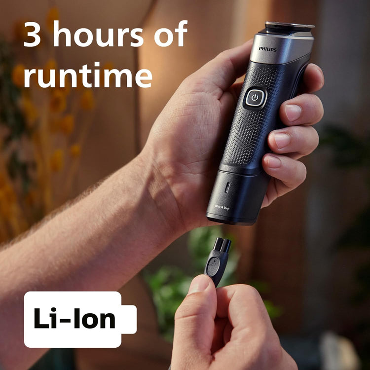 Philips - Tondeuse Personnelle Tout-en-Un Série 5000, Pour Visage, Tête et Corps, Lame en Acier Auto-affutées - Simple Boutique