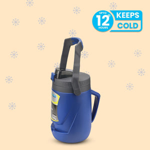 Pinnacle - Carafe à Eau Isotherme Portable, Capacité de 2,5 Litres, Étanche, Bleu - Simple Boutique