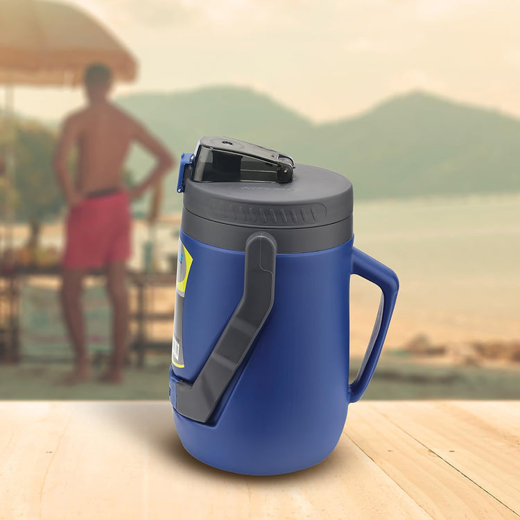 Pinnacle - Carafe à Eau Isotherme Portable, Capacité de 2,5 Litres, Étanche, Bleu - Simple Boutique
