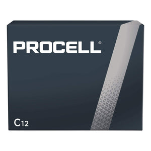 Procell - Piles Alcaline Industrielles C, Pour Appareils Professionnels, Emballage de 12 - Simple Boutique