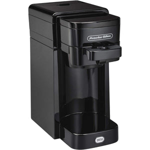 Proctor Silex - Cafetière à Portion Individuelle, Fonctionne avec K-Cup ou Café Moulu, Noir - Simple Boutique