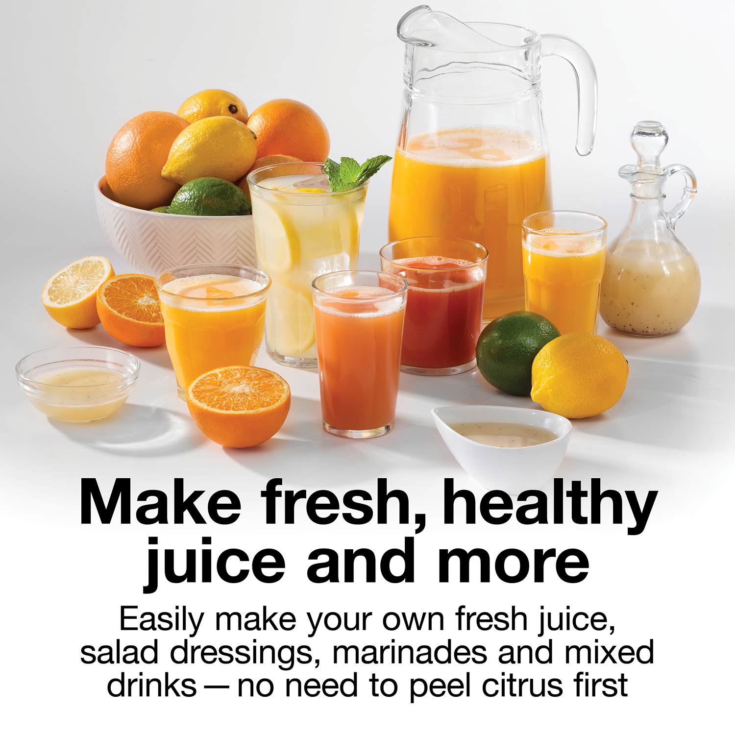 Proctor Silex - Presse Agrumes Électrique, Capacité de 1 Litre, Contrôle de la Pulpe, Blanc - Simple Boutique