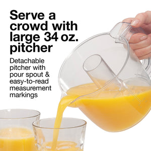 Proctor Silex - Presse Agrumes Électrique, Capacité de 1 Litre, Contrôle de la Pulpe, Blanc - Simple Boutique